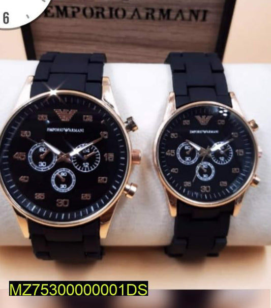 Couple's black watch