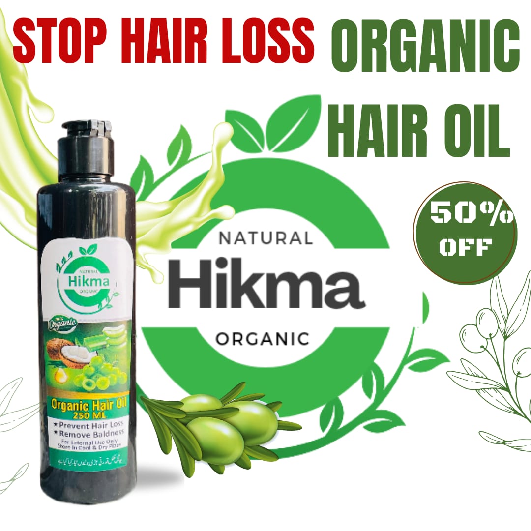 Hikma Hair growth Oil. 100% organic 🌿 50%OFF